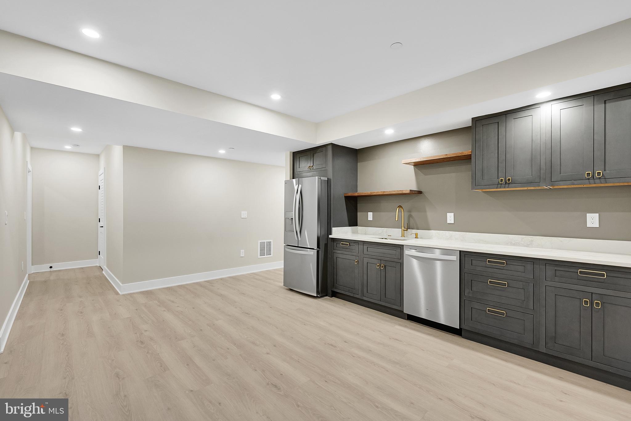4708 Rosedale Avenue Bethesda, MD 20814 - Photo 61 of 69 Modern kitchen with sleek finishes.