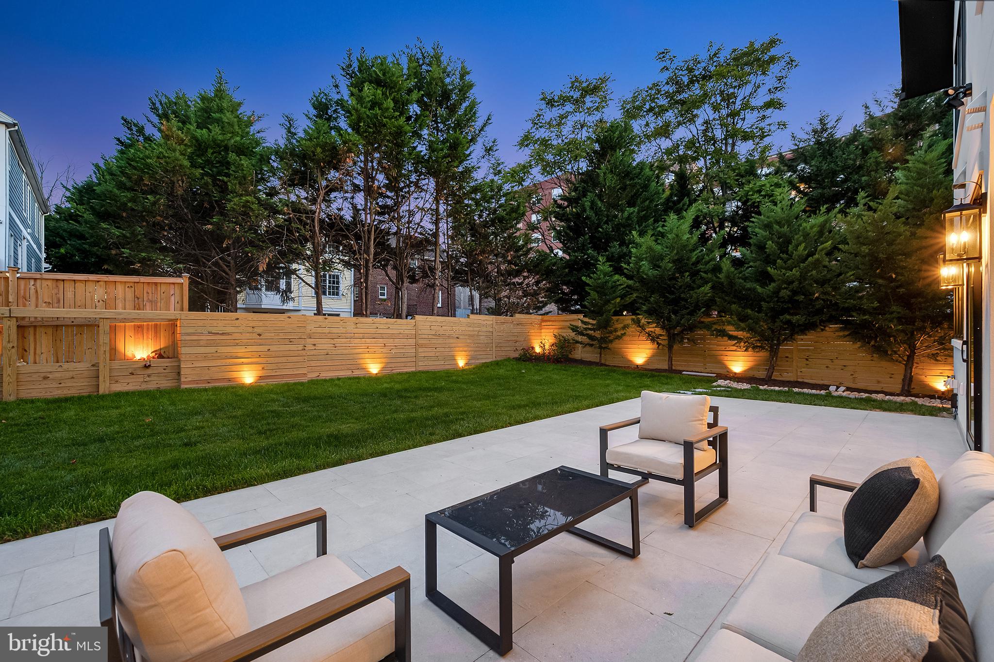 4708 Rosedale Avenue Bethesda, MD 20814 - Photo 64 of 69 Serene backyard oasis at twilight.