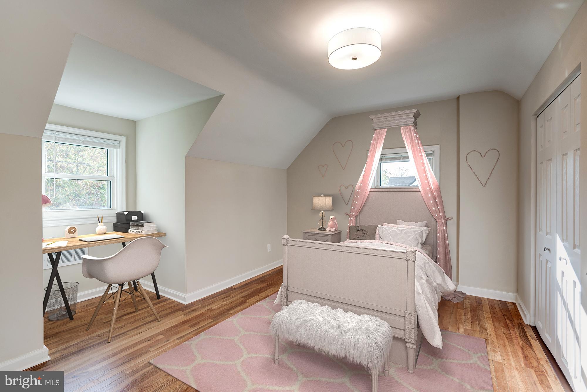 12504 Denley Road Silver Spring, MD 20906 - Photo 17 of 30 Upper level bedroom w/ dormer window.