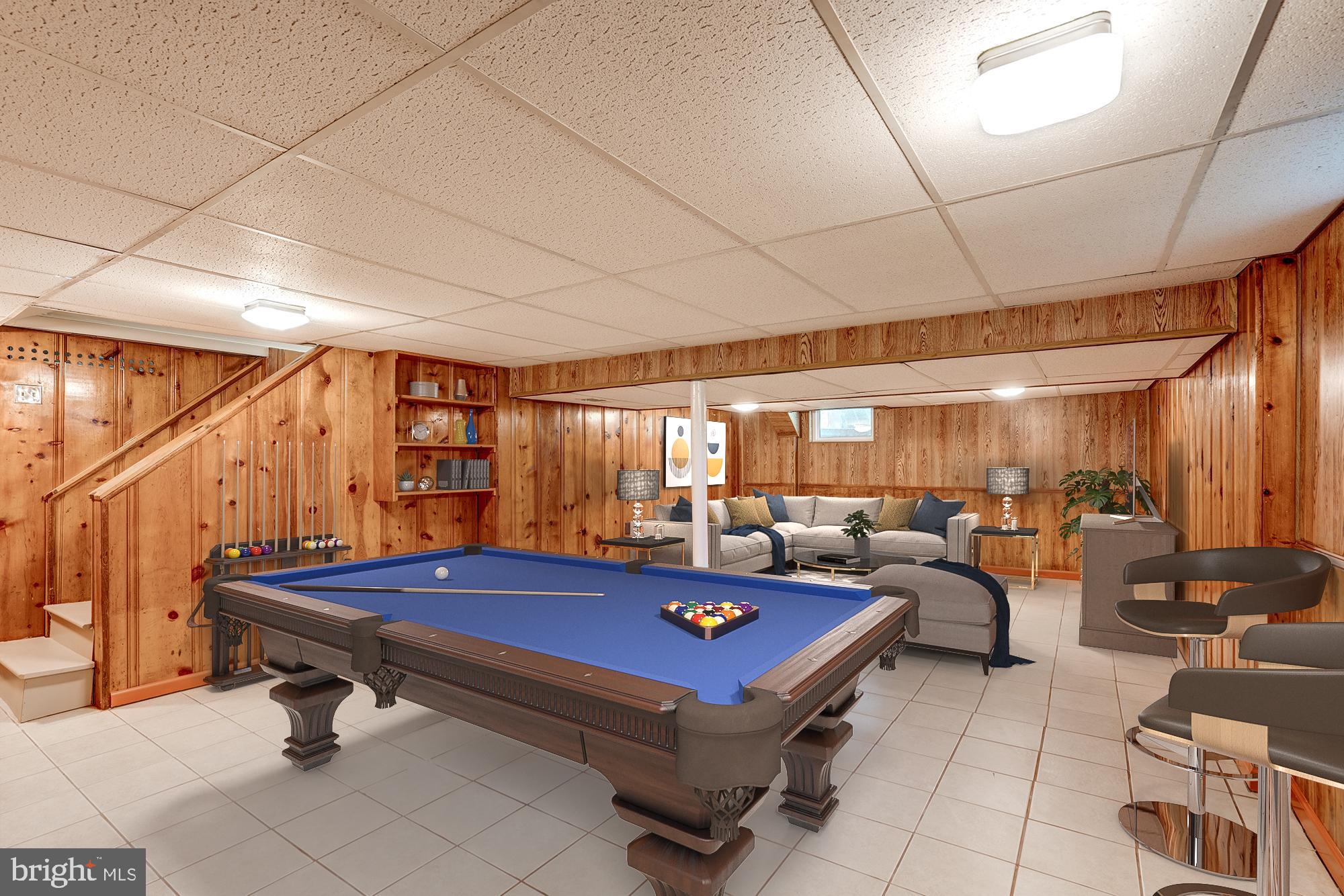 12504 Denley Road Silver Spring, MD 20906 - Photo 24 of 30 Large recreation room with tiled flooring.