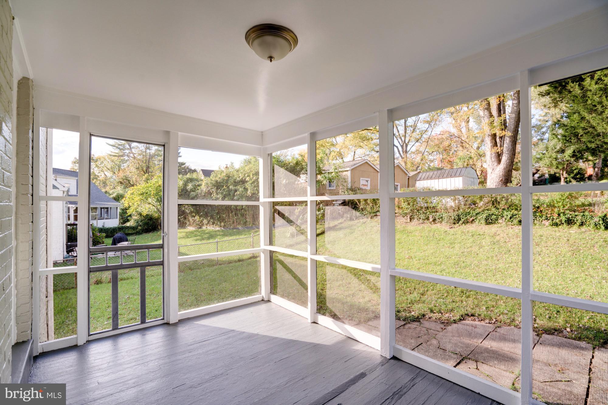 12504 Denley Road Silver Spring, MD 20906 - Photo 27 of 30 Rear screened porch.