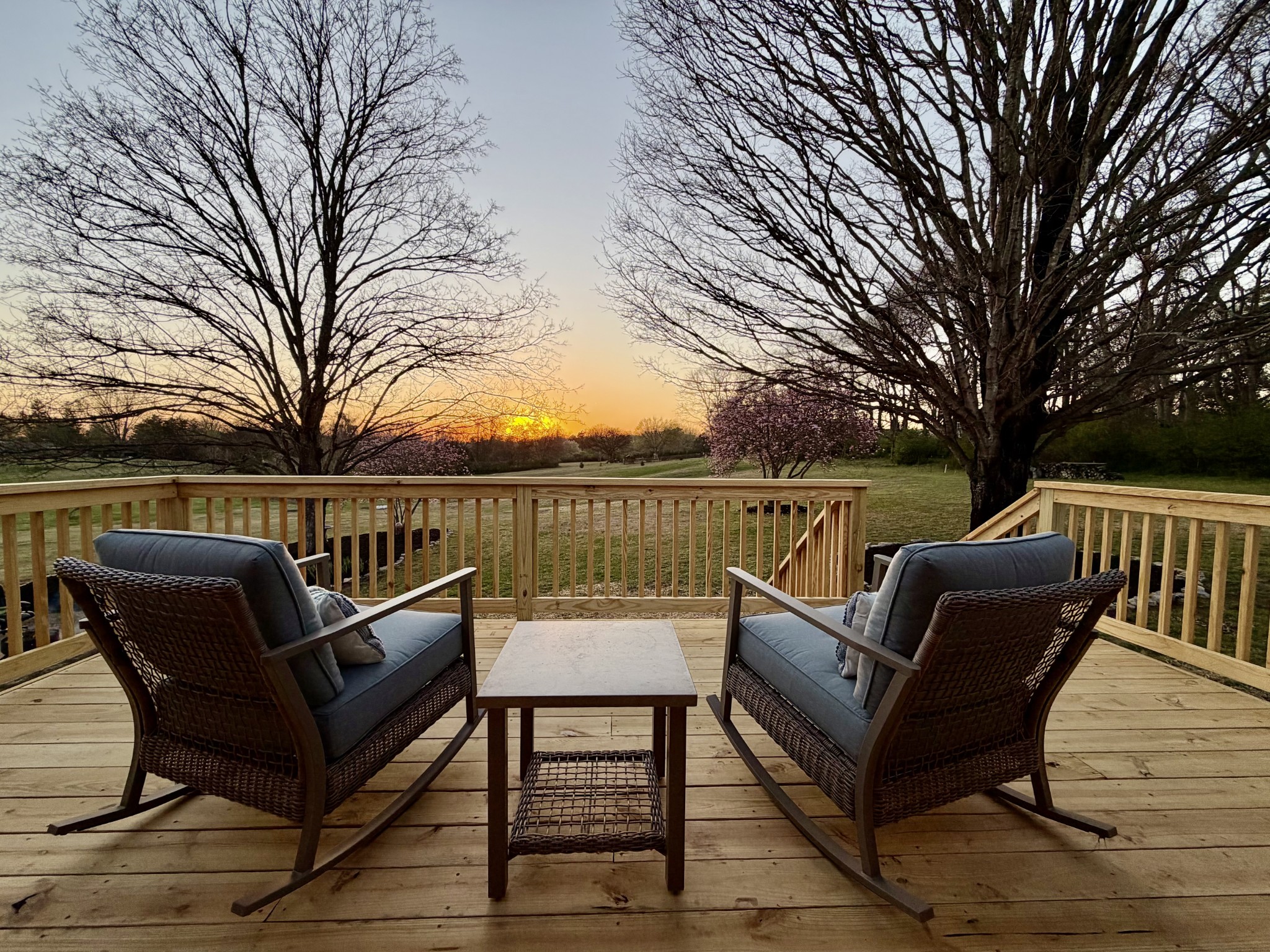 3975 Nonaville Road Mount Juliet, TN 37122 - Photo 54 of 55 a roof deck with couches and wooden fence