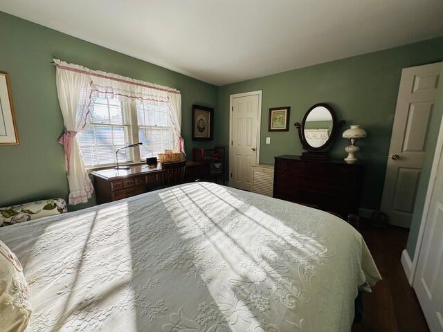 8 Jasmine Lane Hyannis, MA 02601 - Photo 13 of 28 a bedroom with a bed and a closet