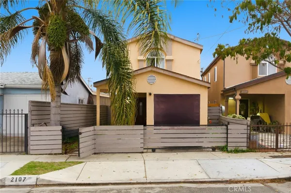 a view of a house with a patio
