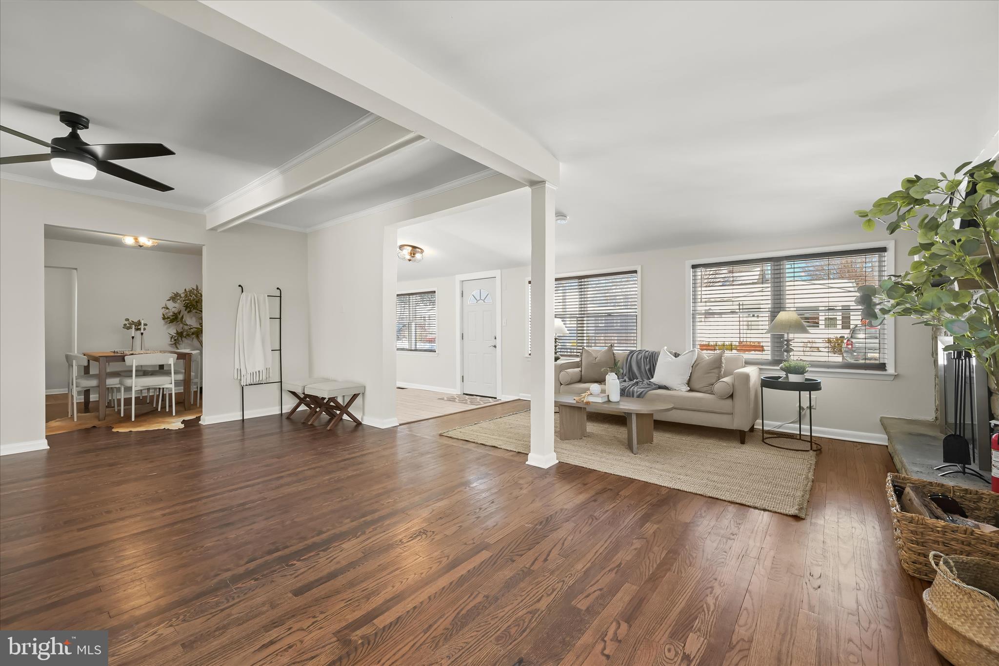1443 Rehling Drive Edgewater, MD 21037 - Photo 5 of 54 a view of a livingroom with furniture and a wooden floor
