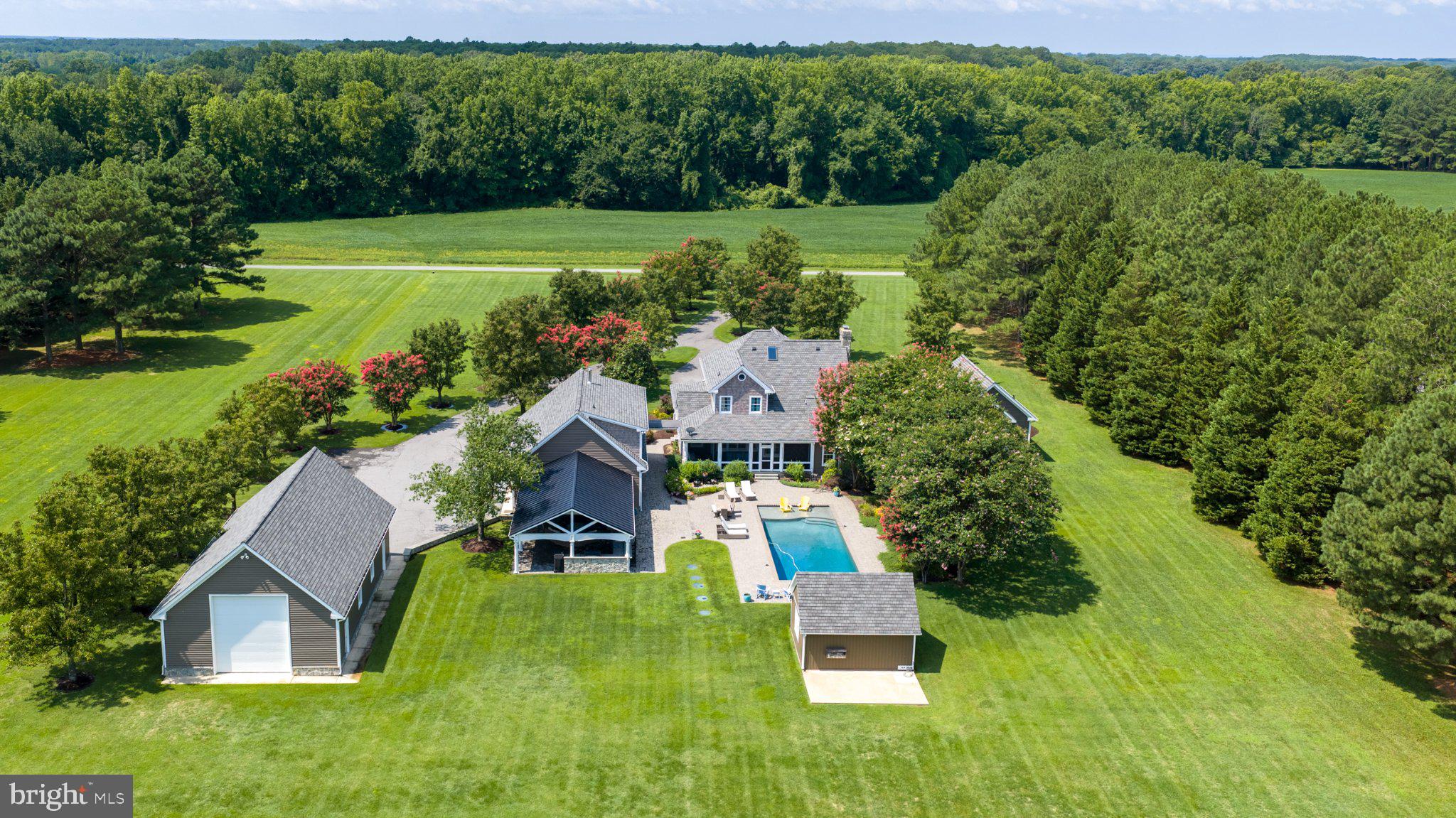 4401 Grove Road Trappe, MD 21673 - Photo 14 of 73 Serene countryside retreat with pool.