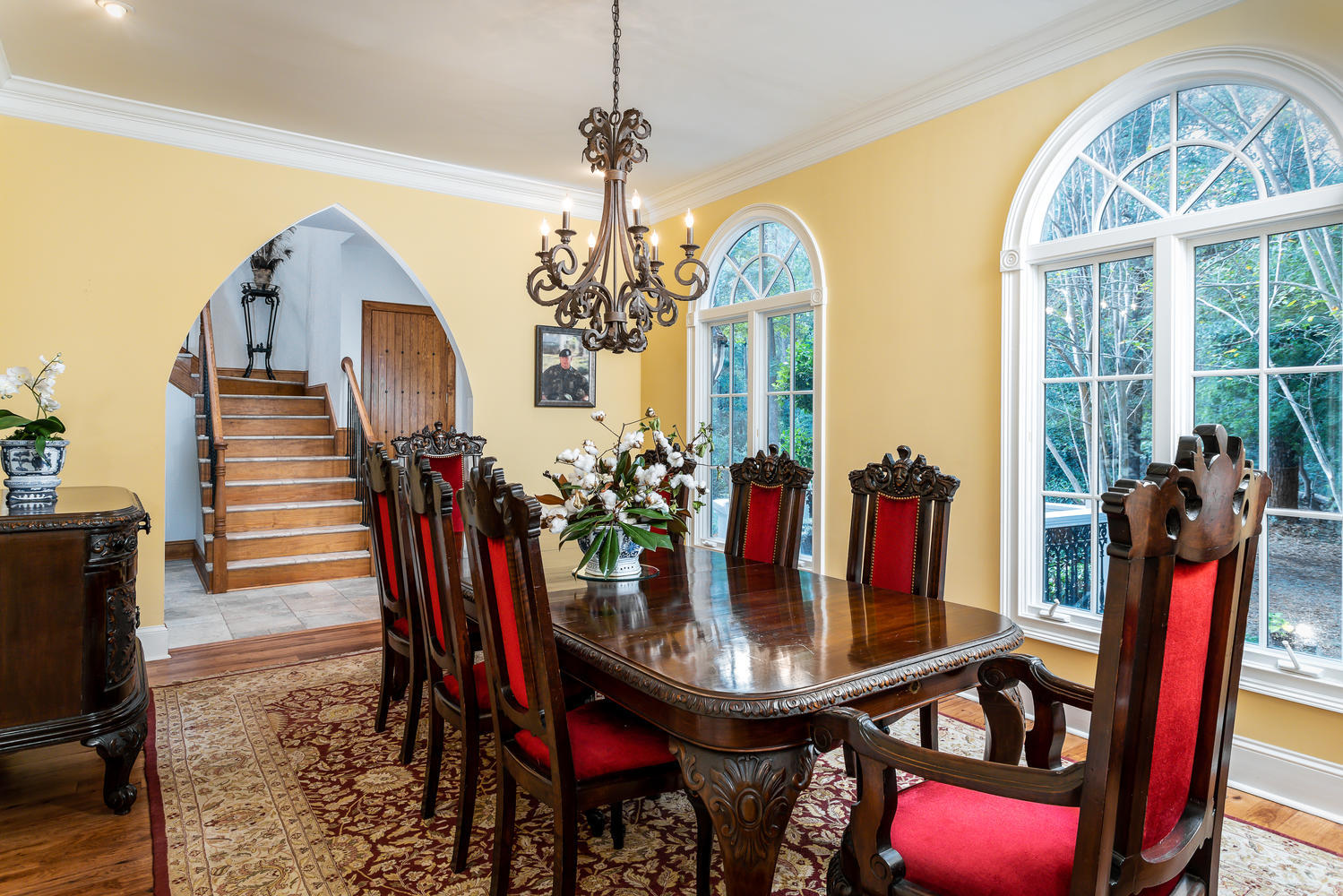 4607 Causey Pond Road Mount Pleasant, SC 29429 - Photo 26 of 53 Gothic Arched Opening into Dining Room