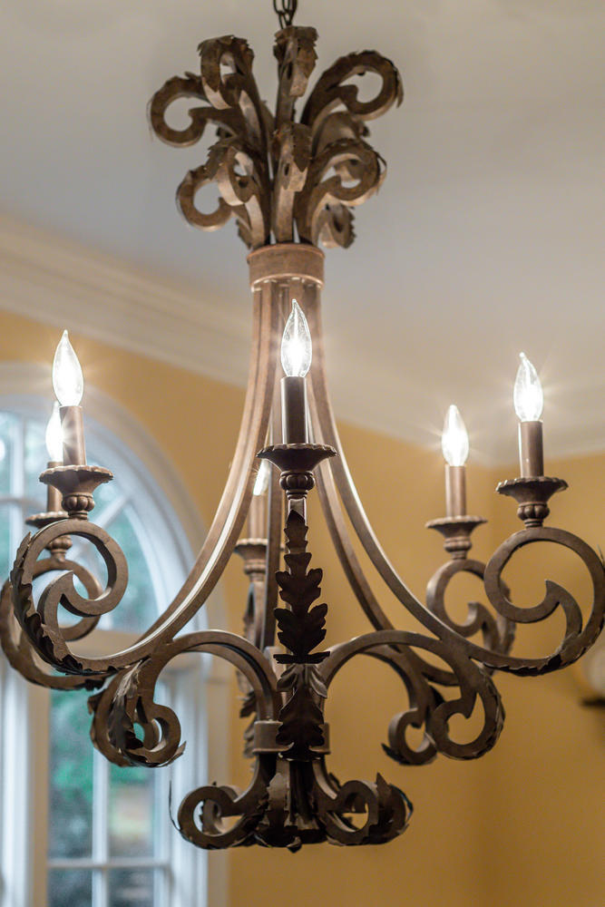 4607 Causey Pond Road Mount Pleasant, SC 29429 - Photo 27 of 53 Iron Chandelier