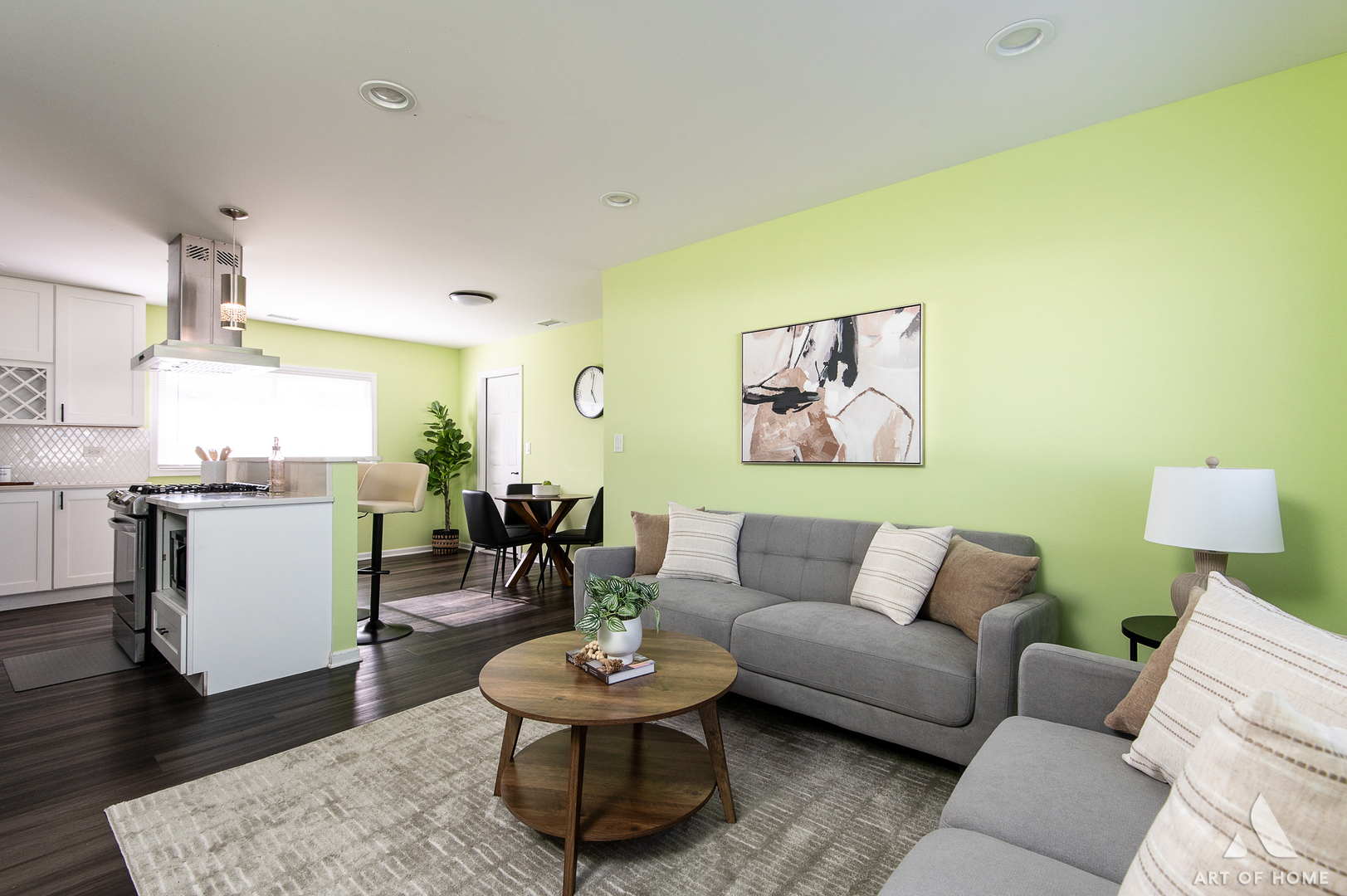 703 Yates Avenue Romeoville, IL 60446 - Photo 3 of 44 a living room with furniture and wooden floor