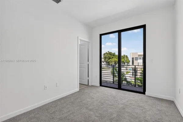 a view of an empty room