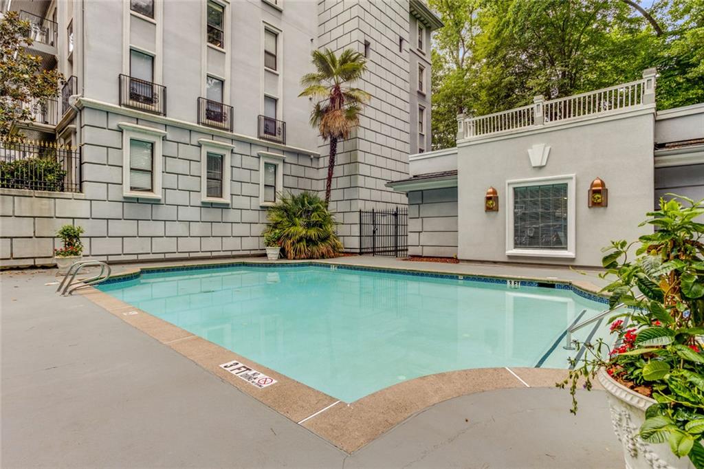3203 Lenox Road Northeast, Unit 32 Atlanta, GA 30324 - Photo 34 of 38 a view of a backyard with sitting area