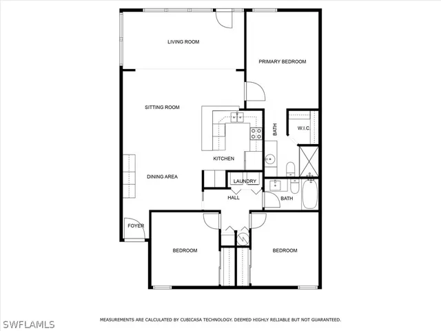 a picture of a bench in front of a window