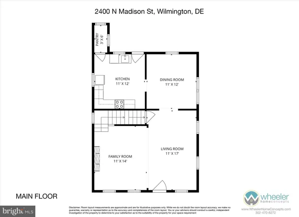 $230,000 | 2400 North Madison Street, Wilmington, DE 19802