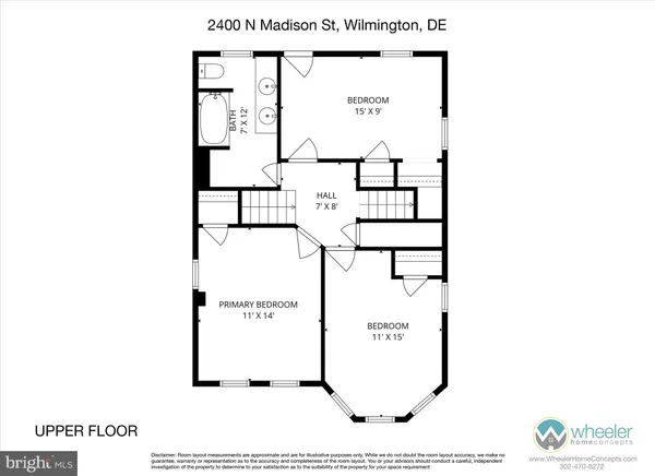 $230,000 | 2400 North Madison Street, Wilmington, DE 19802