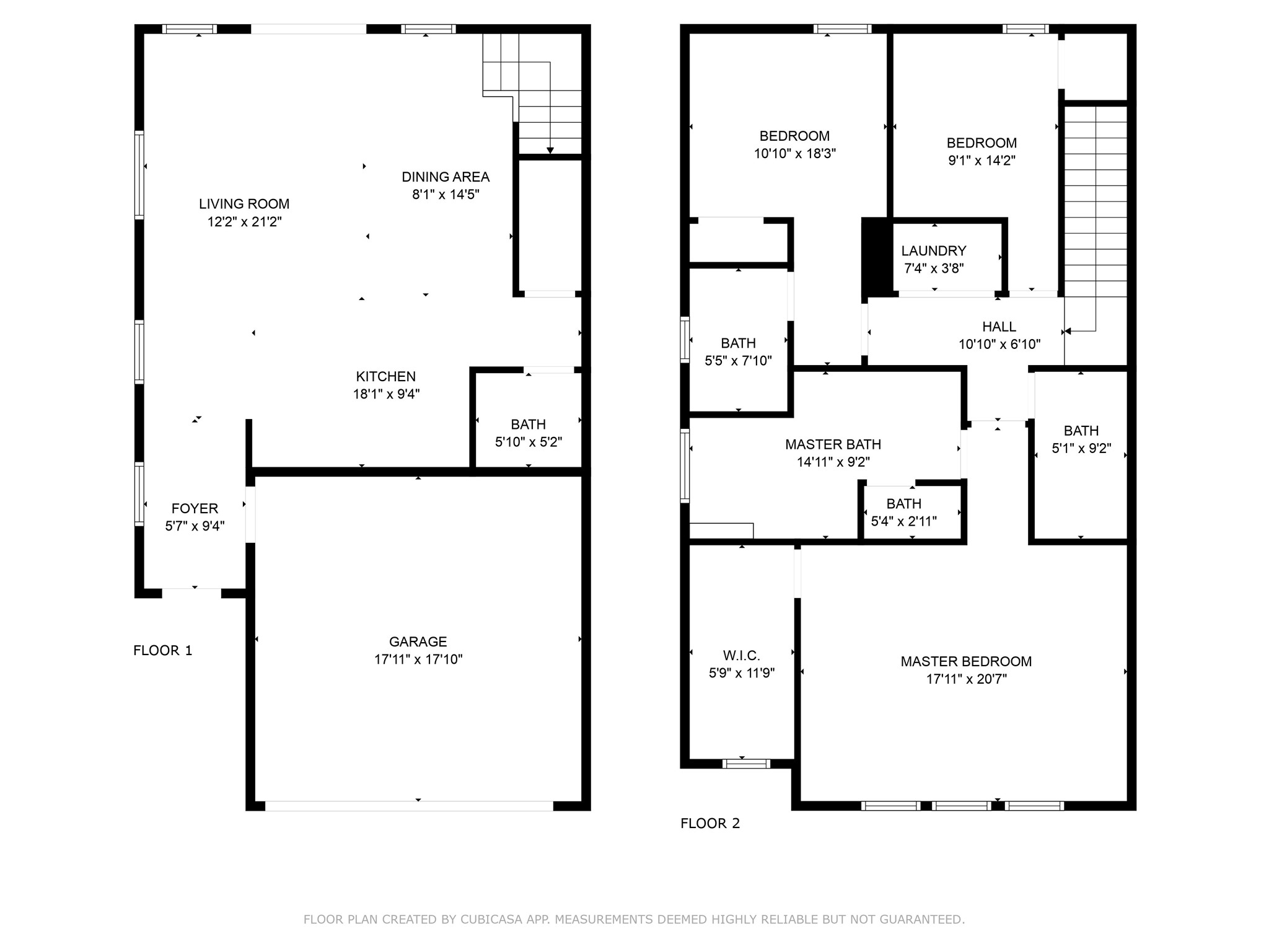 2434 Harrington Street Houston, TX 77026 - Photo 39 of 39 Digital floor plan