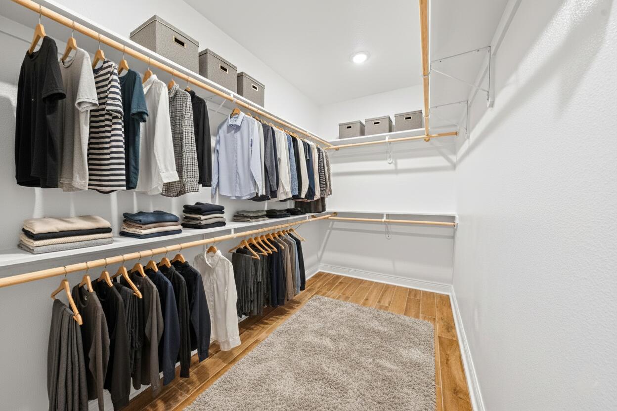 232 West Tweet Street Freeport, FL 32439 - Photo 13 of 23 a view of walk in closet with clothes and shoes