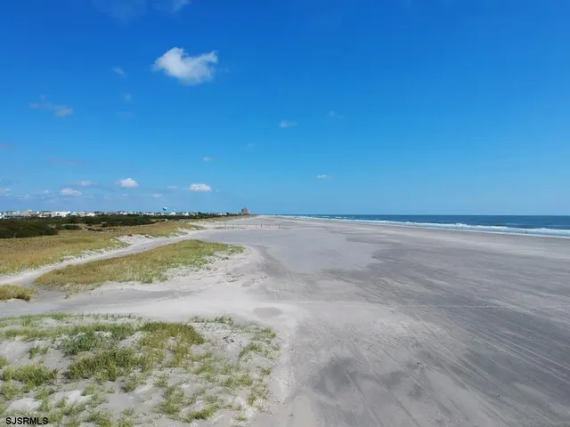 a view of an ocean and beach