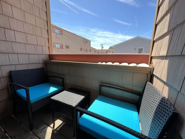 a view of outdoor space with seating