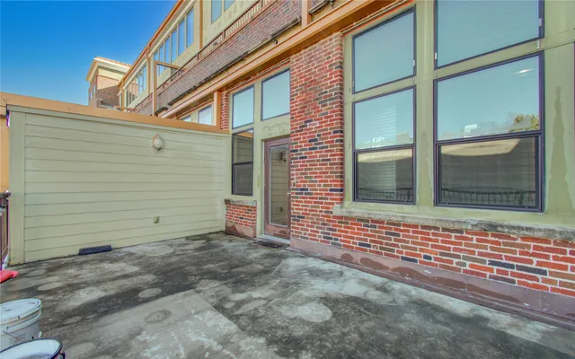 a view of front door of house