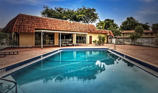 a view of a house with pool