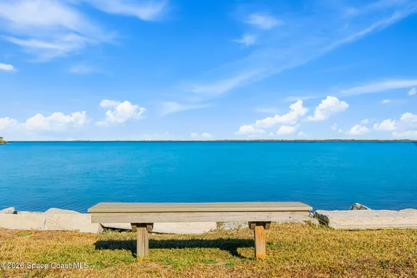 a view of lake and mountain