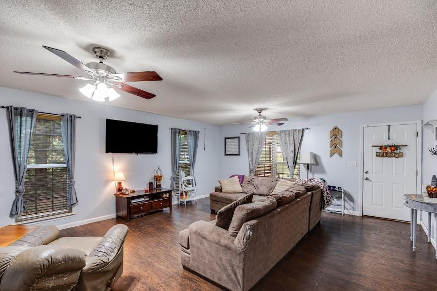 43 Mimosa Street Buchanan, GA 30113 - Photo 14 of 33 a living room with furniture a flat screen tv and a window