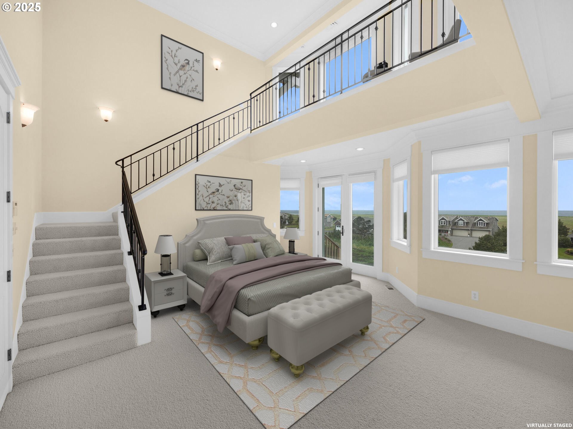 88902 Pinehurst Road Gearhart, OR 97138 - Photo 15 of 48 a bedroom with a large bed and a window