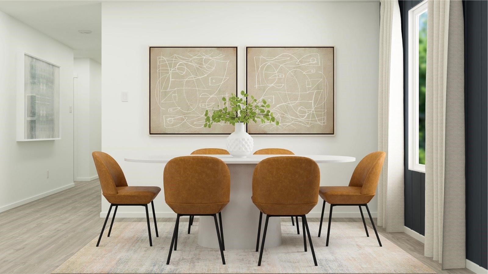 16226 Rustic Prairie Drive Hockley, TX 77447 - Photo 7 of 16 a view of a dining room with furniture and a potted plant