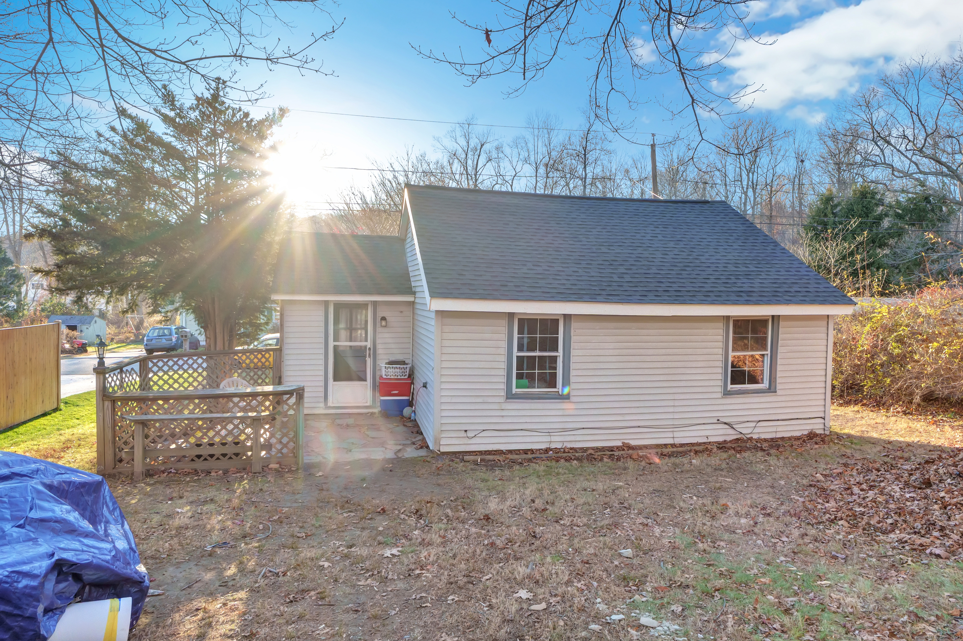 12 Hale Road East Hampton, CT 06424 - Photo 8 of 27 a view of backyard of house