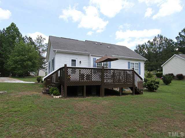206 Howard Road Fuquay-Varina, NC 27526 - Photo 12 of 12 LARGE DECK TO ENTERTAIN ON. THINK OF ALL THE FUN YOU CAN HAVE OUTSIDE