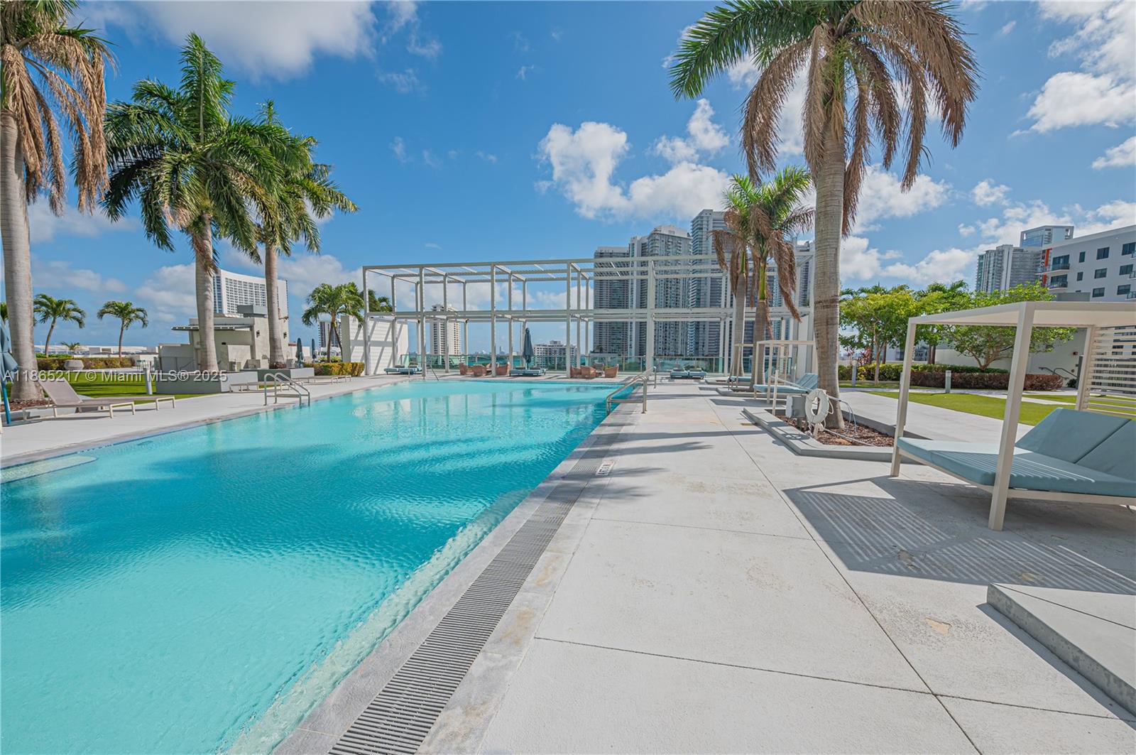3301 Northeast 1st Avenue, Unit M0703 Miami, FL 33137 - Photo 13 of 48 a view of a backyard with a planted pot