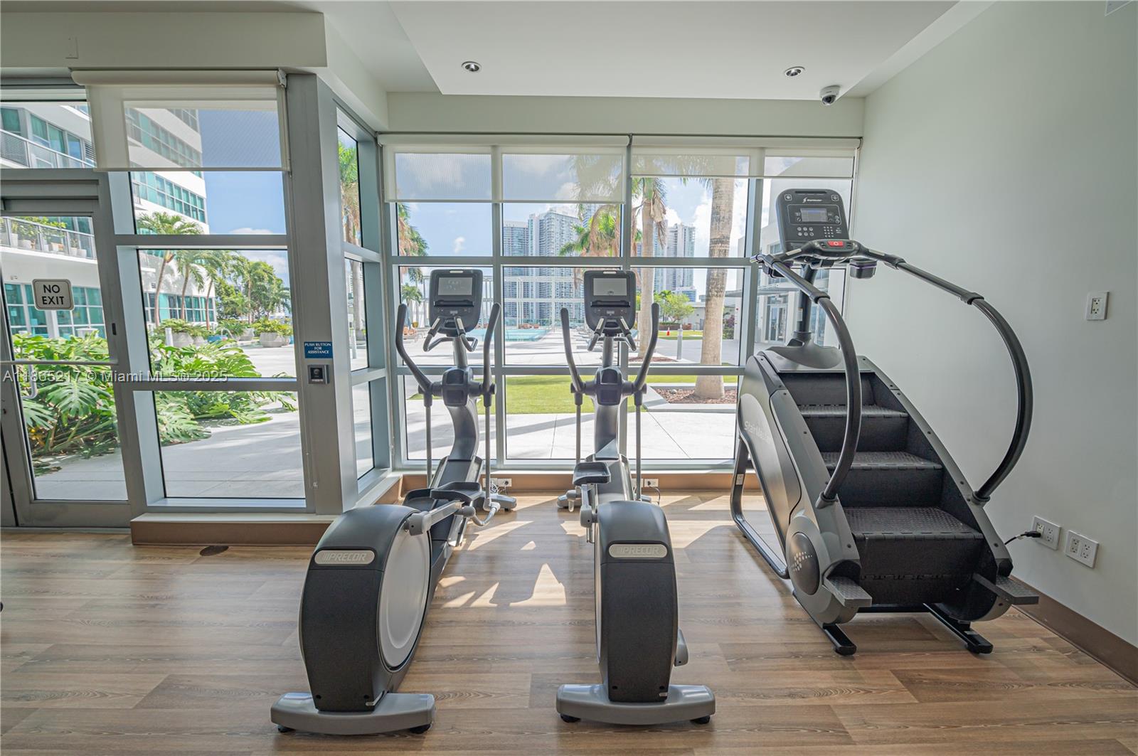 3301 Northeast 1st Avenue, Unit M0703 Miami, FL 33137 - Photo 15 of 48 a view of entryway and hall with wooden floor