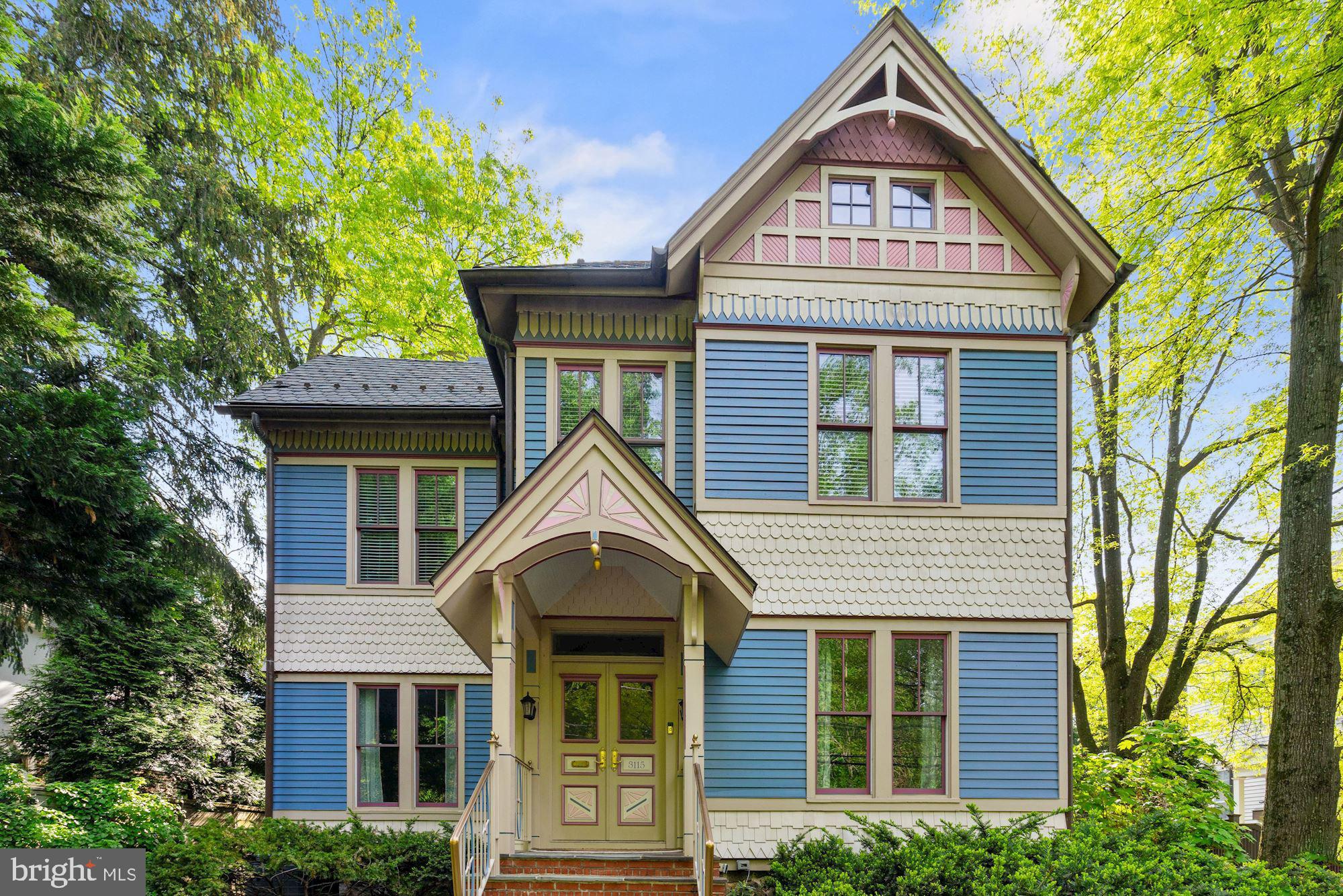 3115 Foxhall Road Northwest Washington, DC 20016 - Photo 3 of 80 "Painted Lady" in all her glory!
