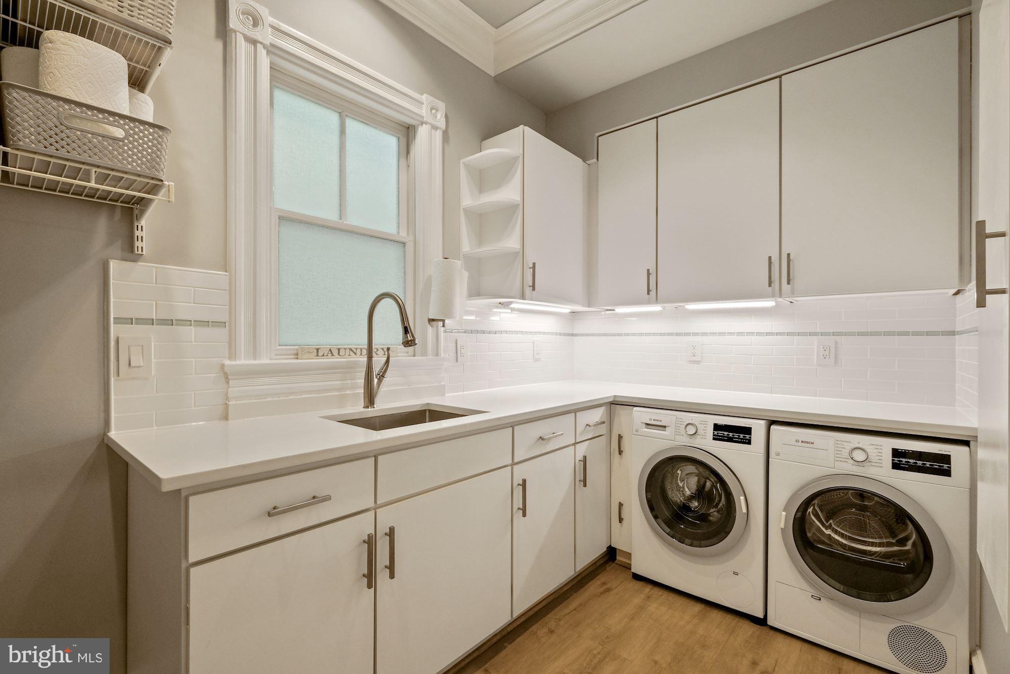 3115 Foxhall Road Northwest Washington, DC 20016 - Photo 28 of 80 Spacious Laundry Room - new Bosch washer & dryer