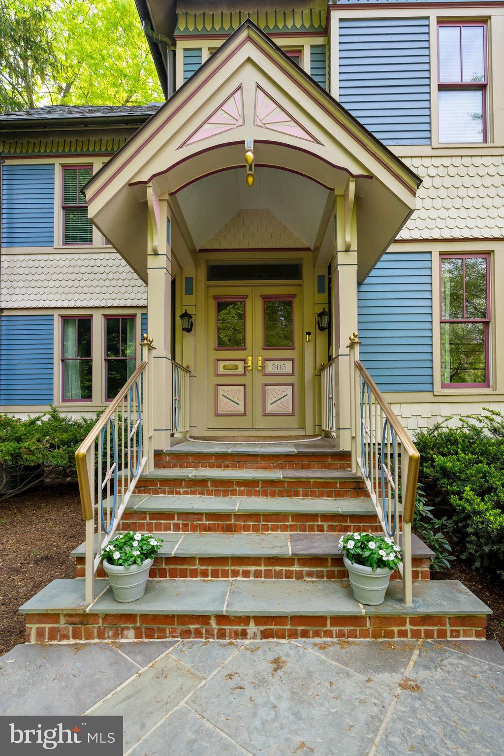 3115 Foxhall Road Northwest Washington, DC 20016 - Photo 4 of 80 Custom Milled Double Entry Doors