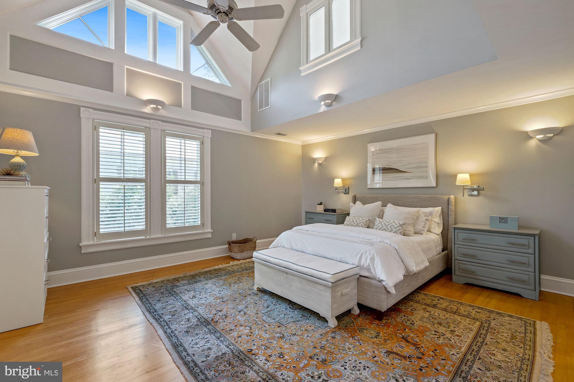 3115 Foxhall Road Northwest Washington, DC 20016 - Photo 35 of 80 Spacious primary bedroom with cathedral ceiling