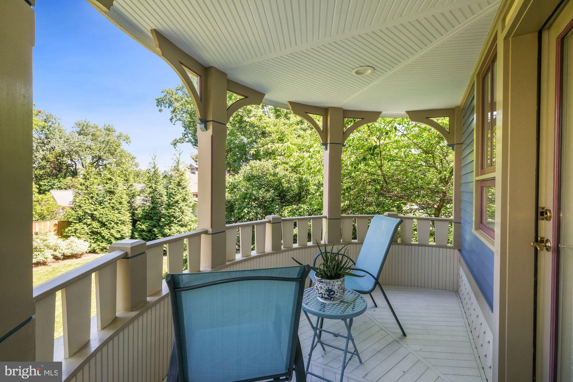 3115 Foxhall Road Northwest Washington, DC 20016 - Photo 40 of 80 Primary bedroom's barrel-style balcony