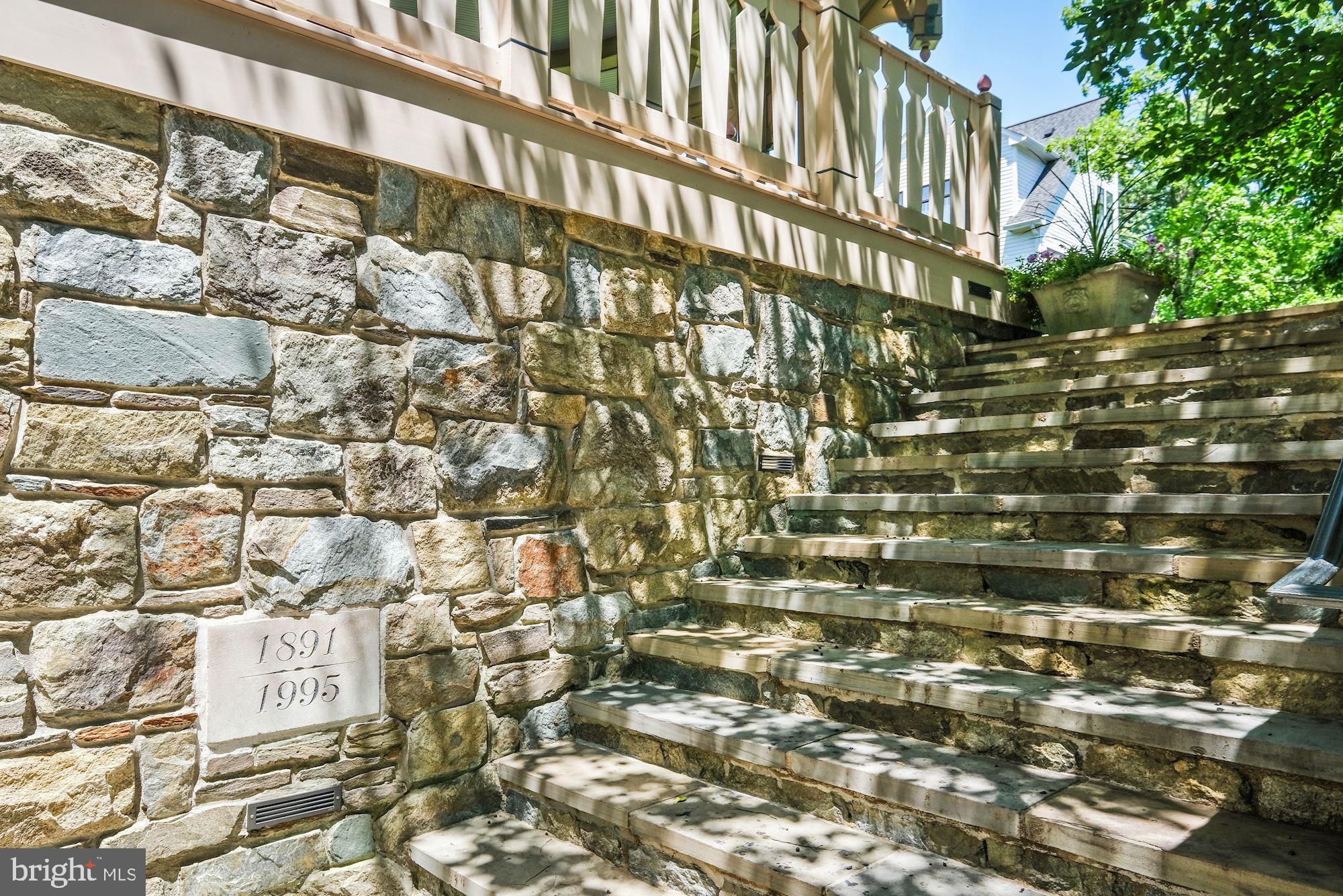 3115 Foxhall Road Northwest Washington, DC 20016 - Photo 75 of 80 Cornerstone with 1891 and addition date
