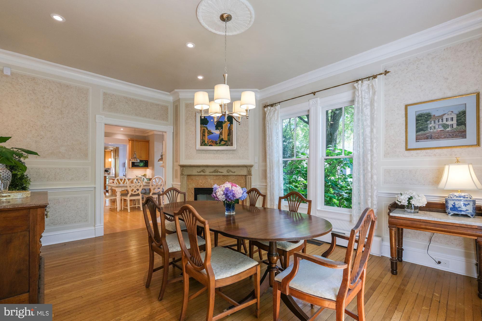 3115 Foxhall Road Northwest Washington, DC 20016 - Photo 9 of 80 Formal Dining Room dating to 1891