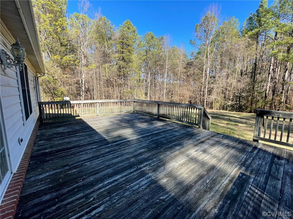 17512 Circuit Rider Drive Beaverdam, VA 23015 - Photo 17 of 19 a view of outdoor space with deck