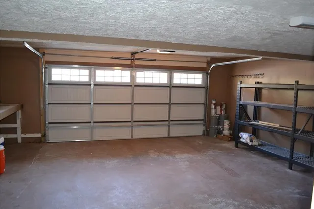 a view of a room with rack on the wall