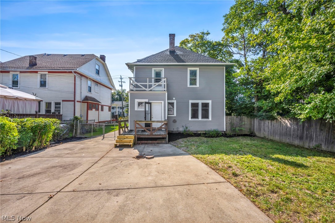 1659 Lee Road Cleveland, OH 44118 - Photo 46 of 46 Two-story exterior with a second-floor balcony and ground-level deck