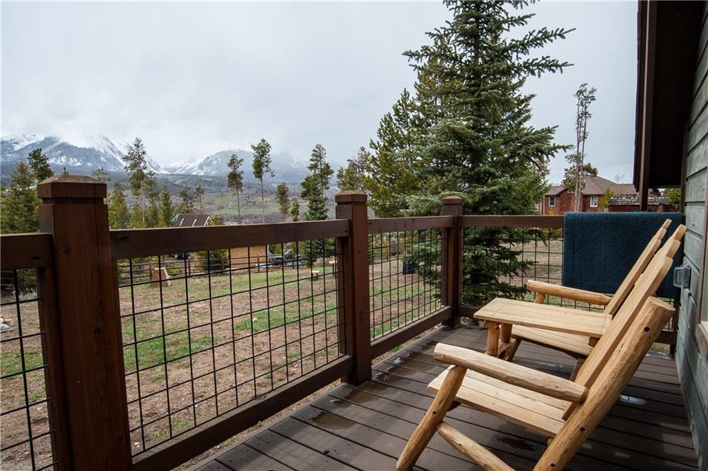 89 N Road Silverthorne, CO 80498 - Photo 30 of 35 a view of deck with furniture and trees