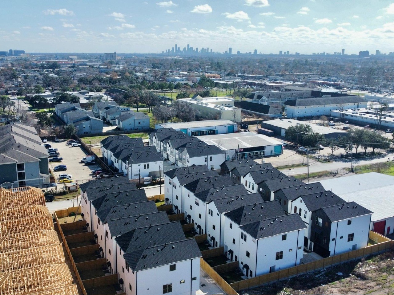 7805 Amelia Road, Unit B Houston, TX 77055 - Photo 22 of 35 Aerial view