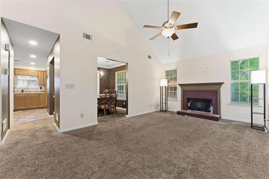 6581 Coventry Point Austell, GA 30168 - Photo 3 of 20 a view of an empty room with a fireplace