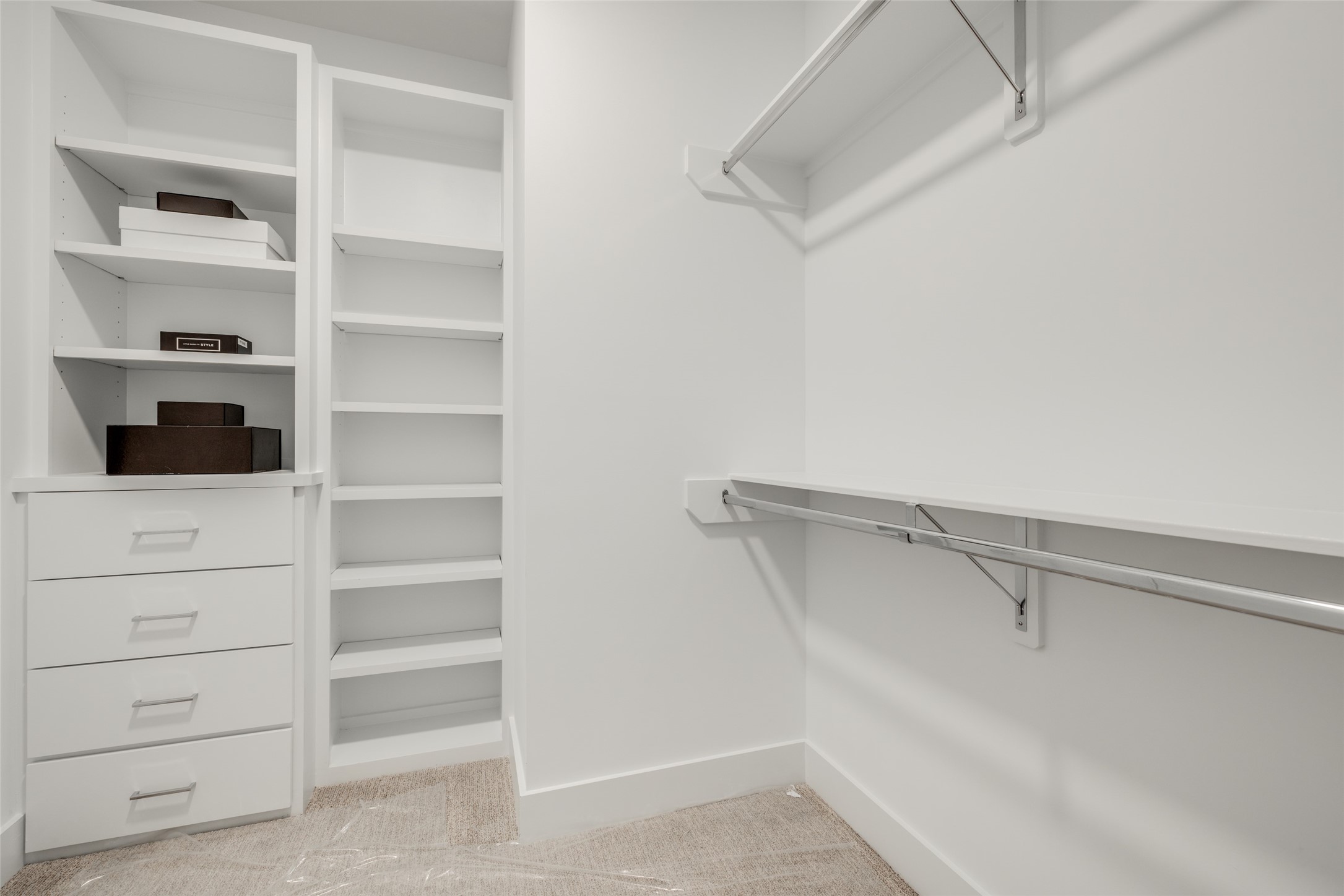 116 East 23rd Street Houston, TX 77008 - Photo 24 of 38 a view of walk in closet with empty racks