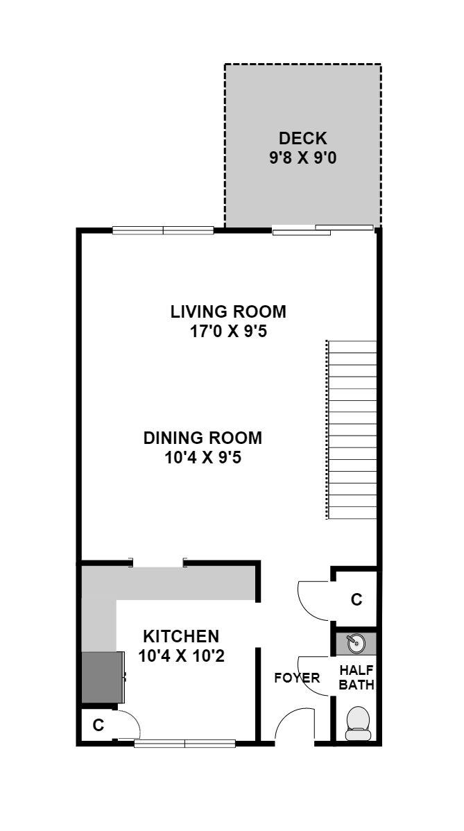 1765 Rochelle Court Woodbridge, VA 22192 - Photo 33 of 34 Main level diagram.