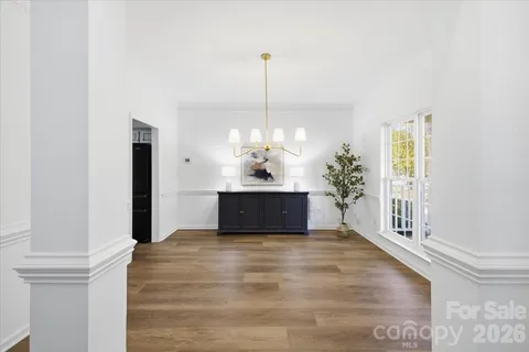 a view of a living room and a window