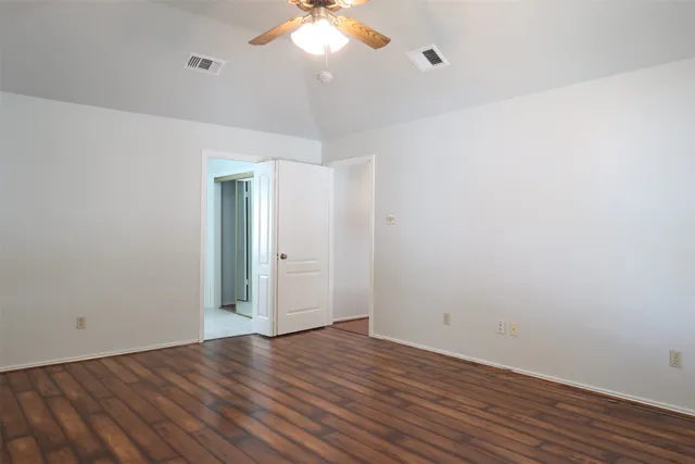 wooden floor in an empty room