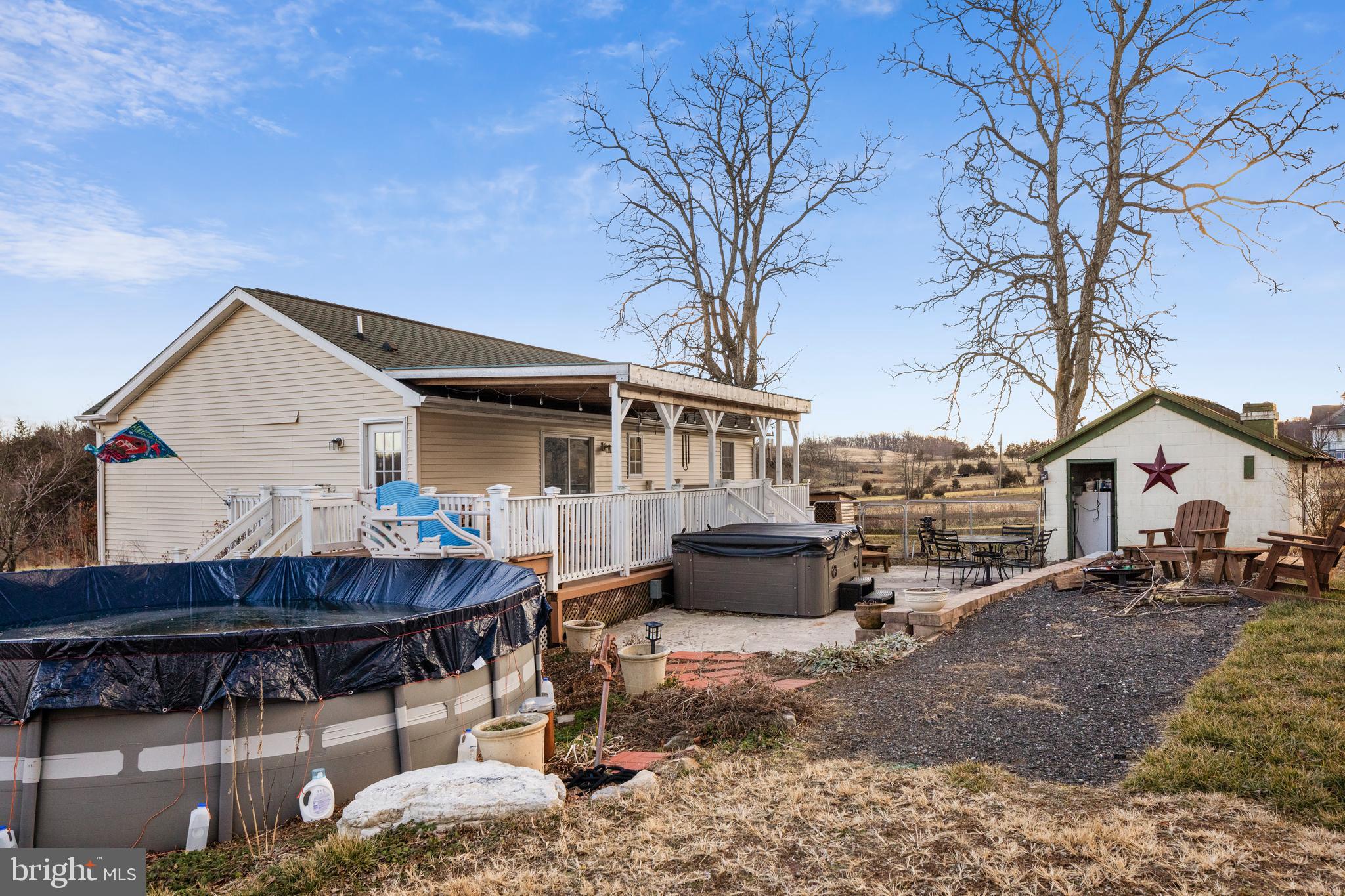1503 Cottontown Road Strasburg, VA 22657 - Photo 26 of 42 Eastern View of Rear of House